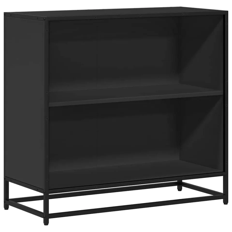 vidaXL Boekenkast 80,5x35x76 cm bewerkt hout zwart, foto 3