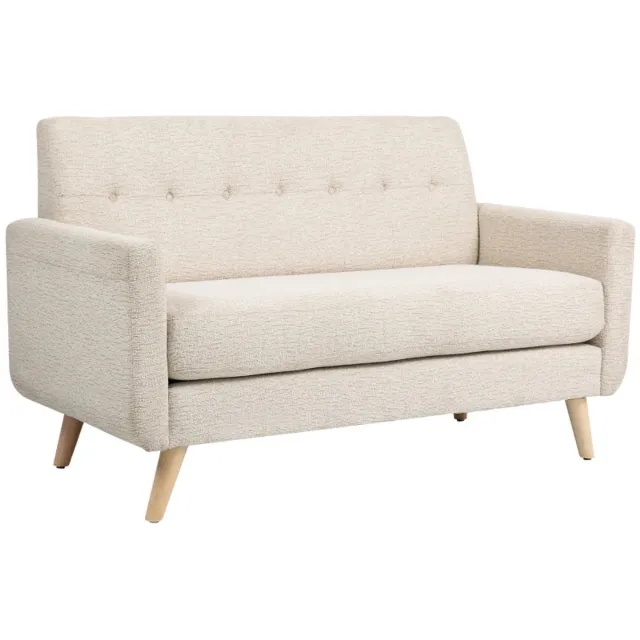 ZYLARO 2-zitsbank Comfortabel - 134 x 71 x 82 cm - Beige