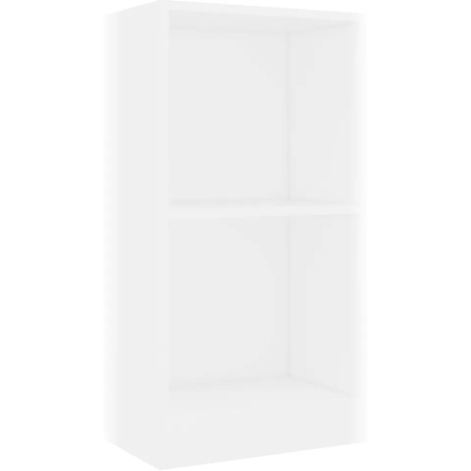 vidaXL Boekenkast 40x24x75 cm bewerkt hout wit, foto 3