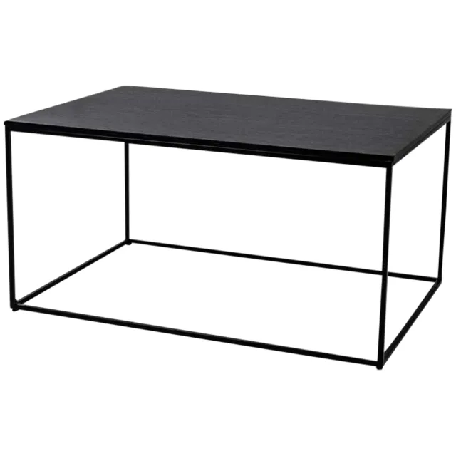 Artichok Karen houten salontafel zwart - 90 x 60 cm, foto 2