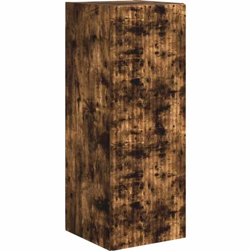 vidaXL TV Wandkast 30 x 31 x 80 cm Gerookt eiken Bewerkt hout, foto 3