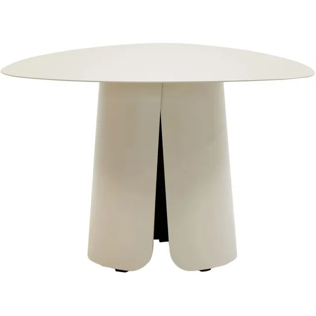AVH-Collectie Zaffira lounge tuintafel 60x60xH39 cm aluminium latte Zand / Latte / Linen