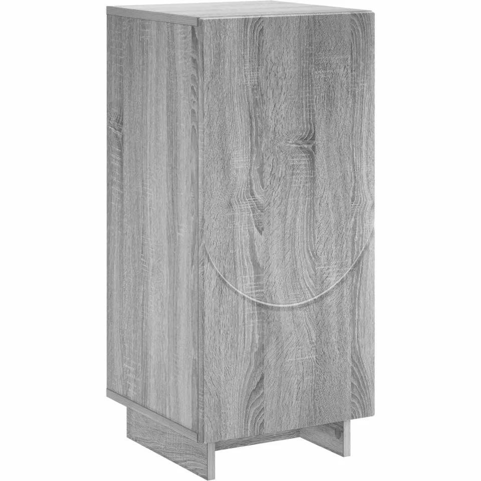 vidaXL Dressoir Grijs Sonoma 33,5 x 34,5 x 75 cm Bewerkt hout, foto 3