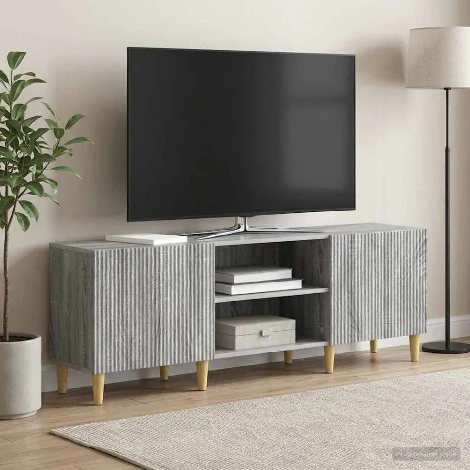 vidaXL TV-kast Grijs sonoma 150 x 31 x 50 cm Bewerkt hout, foto 4