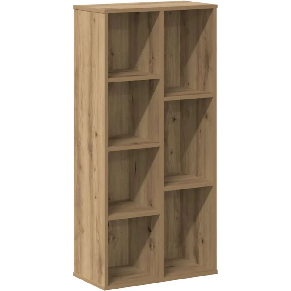 vidaXL Boekenkast 50x25x105 cm bewerkt hout artisanaal eikenkleurig, foto 3