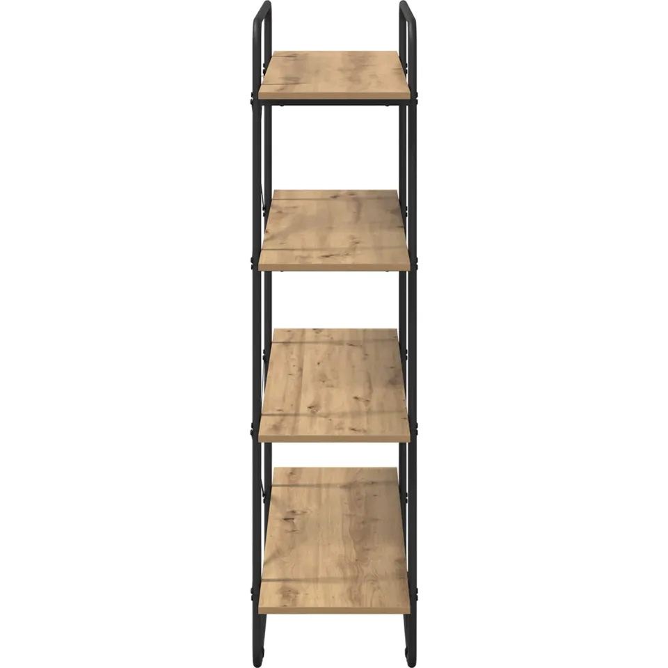 vidaXL Boekenrek 4-laags 100 x 35 x 140 cm PB Artisanaal eiken, foto 4