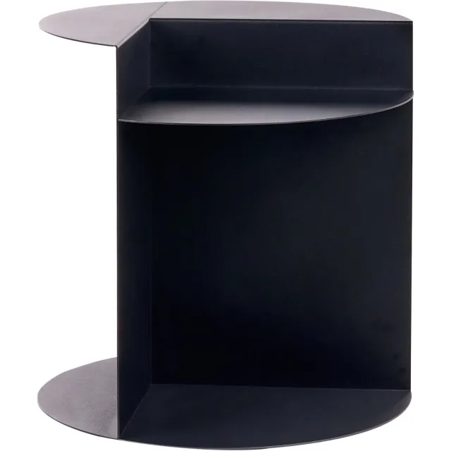 Beliani TAGGART - Bijzettafel - Zwart - IJzer