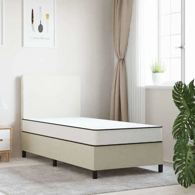 vidaXL Binnenveringmatras middelhard 70x200 cm wit