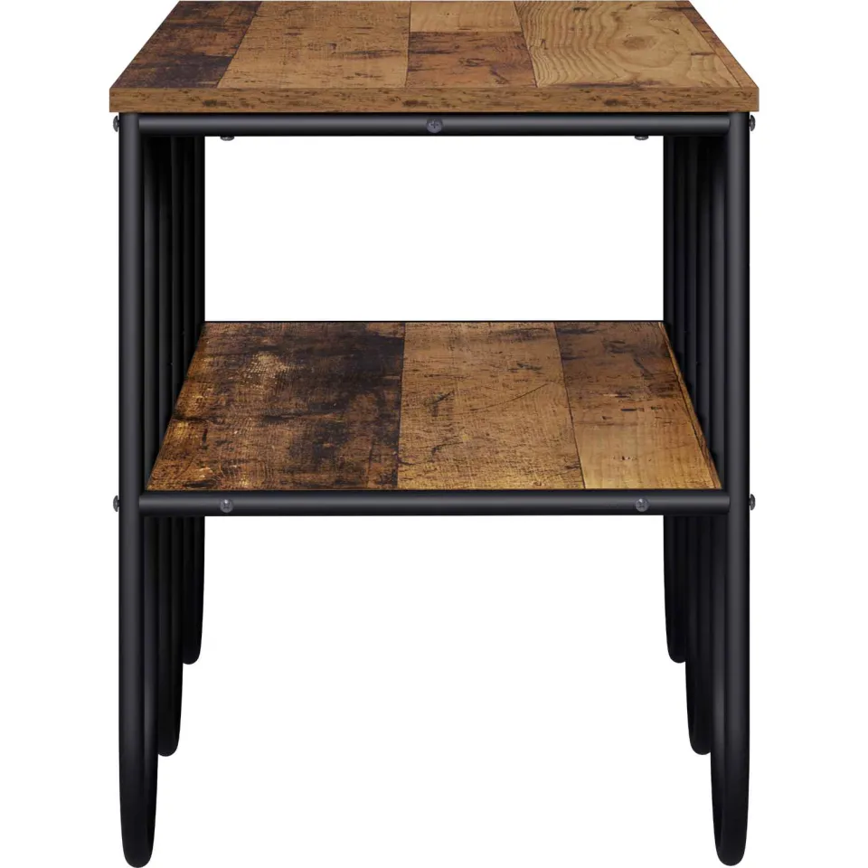vidaXL TV-standaard 100 x 40 x 50 cm Oud hout Bewerkt hout bruin, foto 4