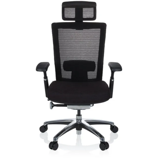 hjh office bureaustoel NOVA PRO I ALU Stof Zwart hjh OFFICE