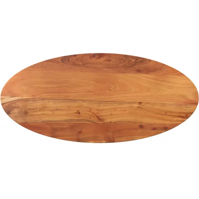 vidaXL Tafelblad ovaal 90x40x2,5 cm acaciahout Bruin
