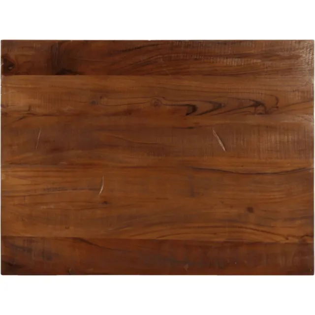vidaXL Tafelblad rechthoekig 80x70x2,5 cm massief gerecycled hout Bruin