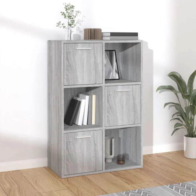 vidaXL Opbergkast 60x29,5x90 cm grijs sonoma eikenkleurig, foto 2