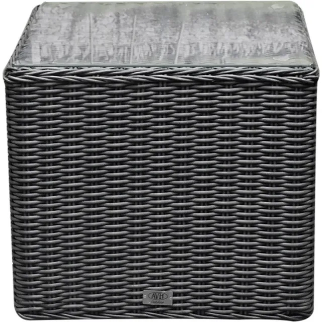 AVH Premium Collection Toscane premium bijzettafel 50x50xH45 cm antraciet