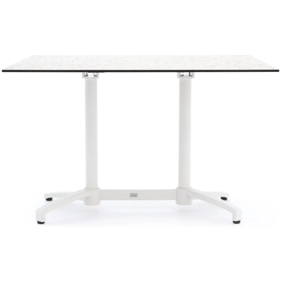Bellagio tuinmeubelen Bellagio Canzo klaptafel 120x70x73cm wit, foto 3