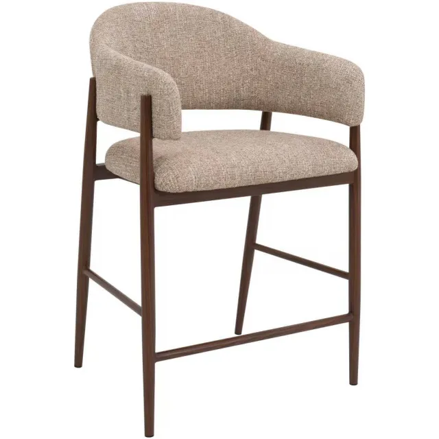 Giga Meubel Dénia barkruk crème taupe