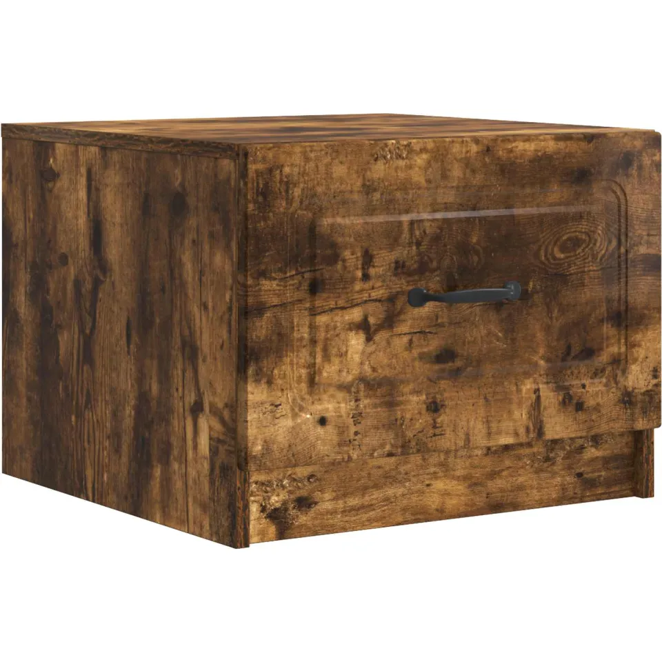 vidaXL Salontafel Gerookt eiken 49 x 50 x 37 cm Bewerkt hout, foto 3