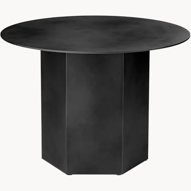GUBI Ronde salontafel Epic Zwart