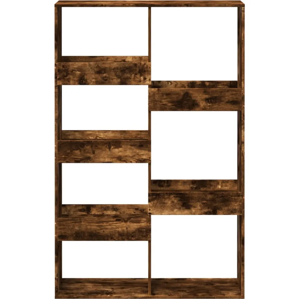 vidaXL kamerscherm 100x33x155,5 cm bewerkt hout gerookt eikenkleurig Bruin