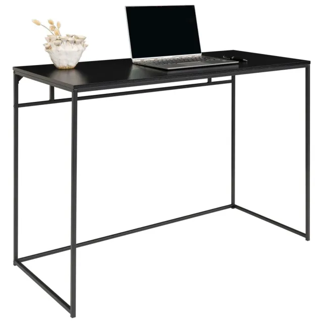 QUVIO Zwart bureau - 100x45x75 cm - Staal - Zwart
