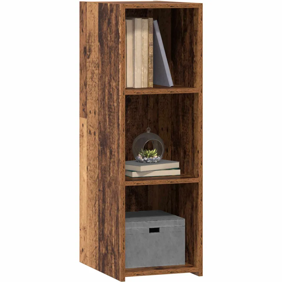 vidaXL Dressoir Oud hout 30 x 41 x 93 cm Bewerkt hout bruin, foto 3