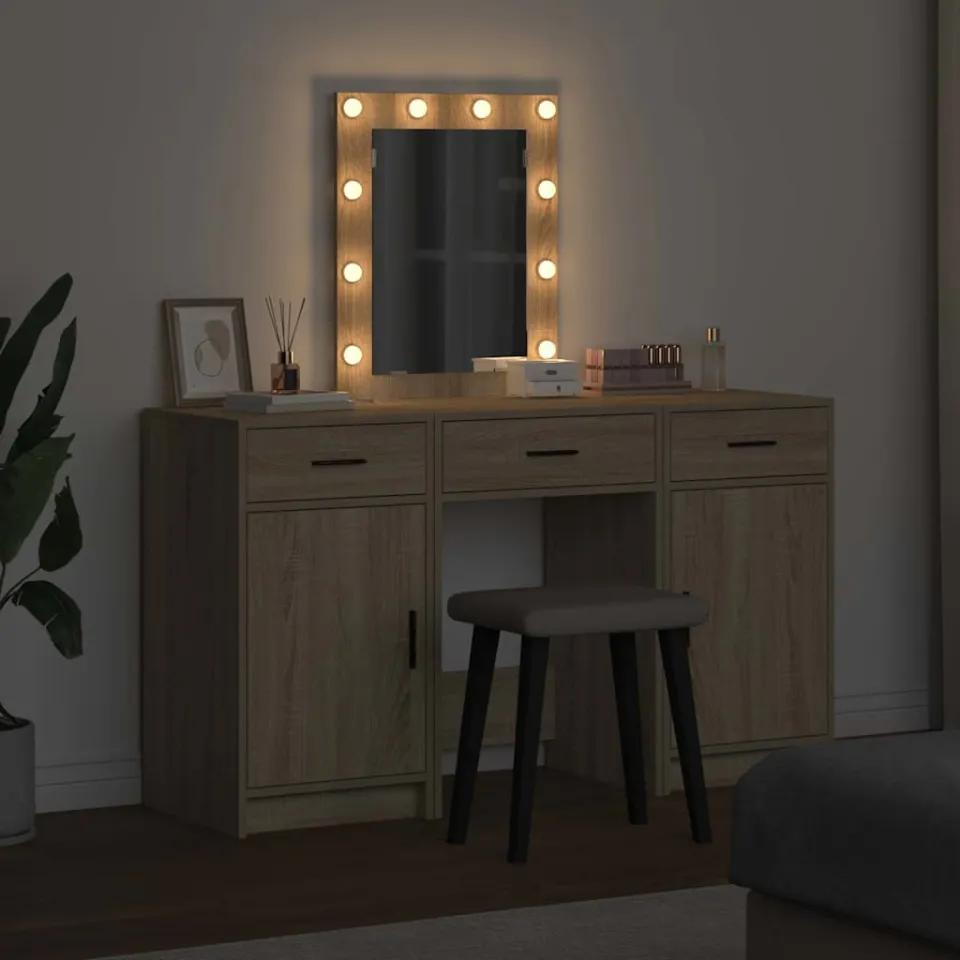 vidaXL Plafondtafel Bruin 50 x 41 x 135 cm Bewerkt hout, foto 4