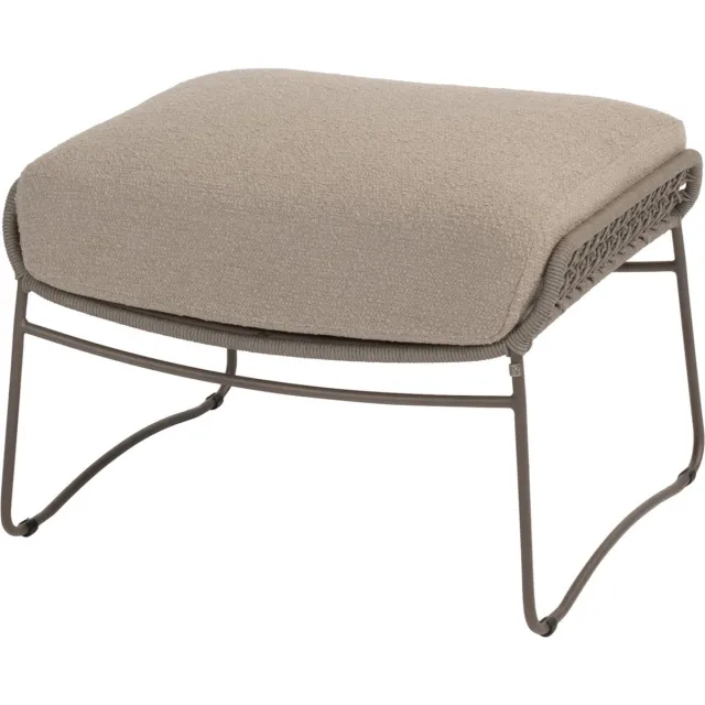 4 Seasons Outdoor 4 Seasons Moretti voetenbank - bruin Bruin / Terre, Taupe