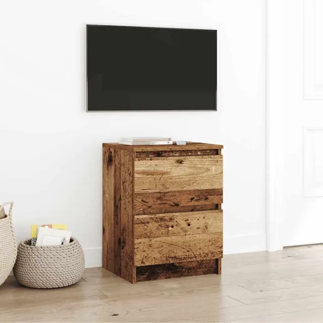 vidaXL Tv-meubel 40x35x54 cm spaanplaat oud hout Bruin