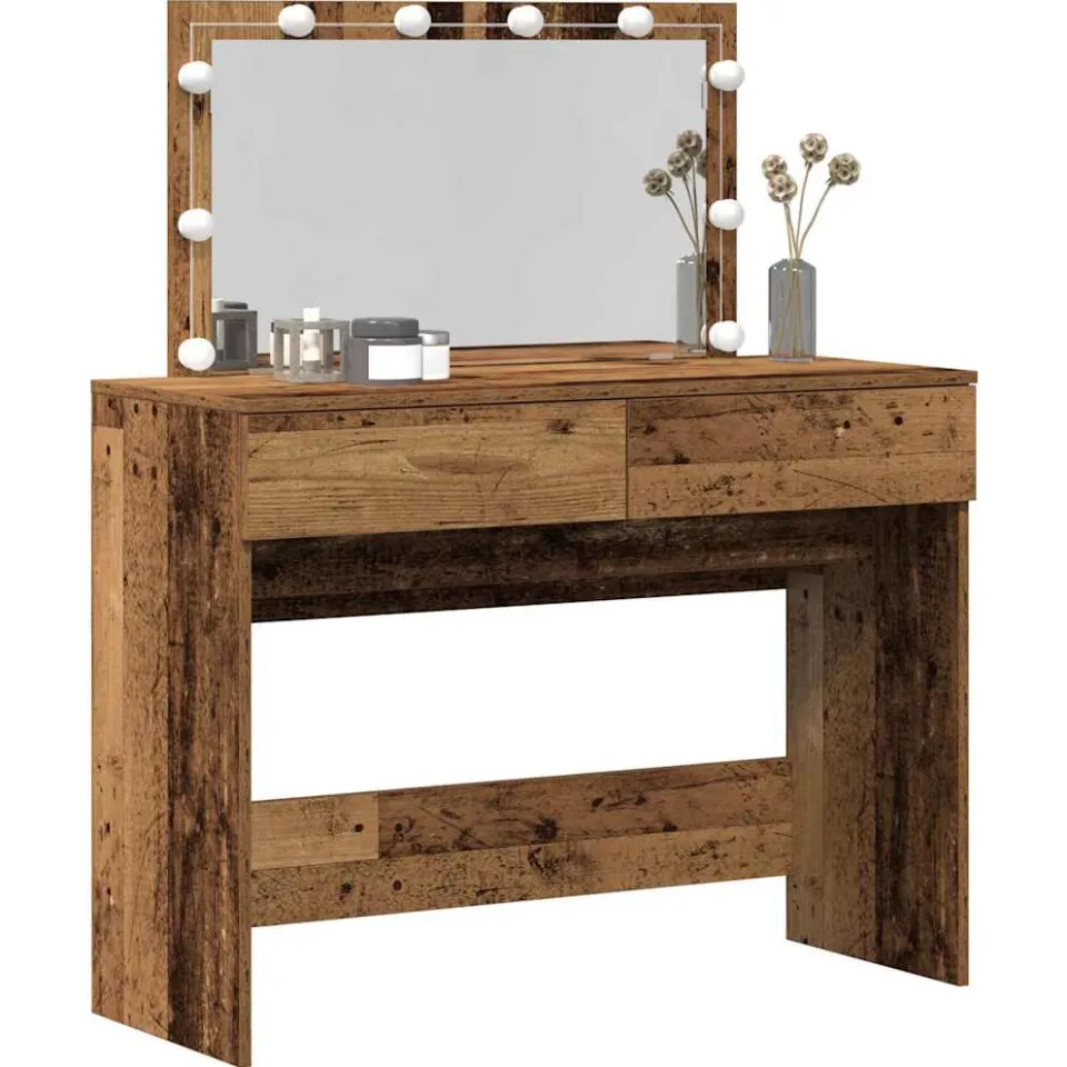 vidaXL Plafondtafel Oudhout 100 x 40 x 120 cm Bewerkt hout Bruin