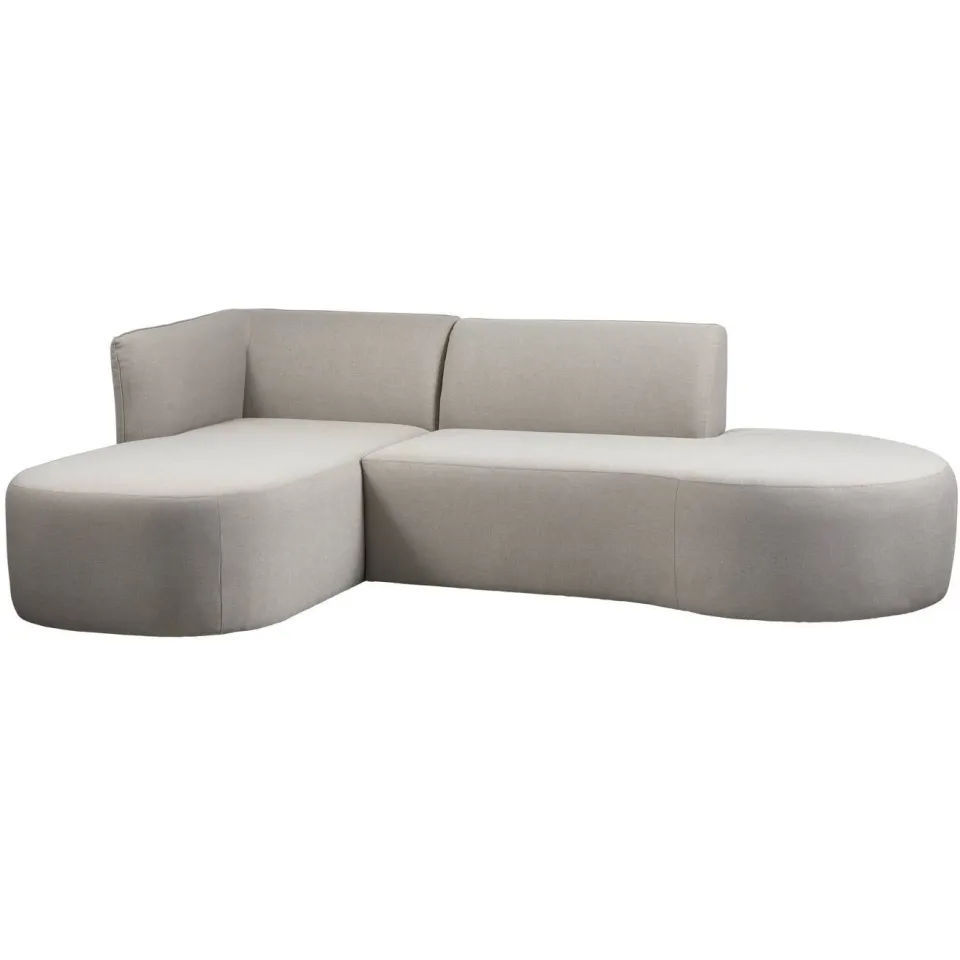 WOOOD Chios chaise longue tuinbank naturel, foto 2
