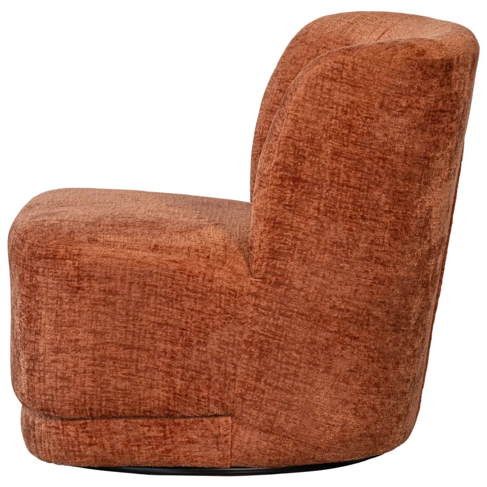 WOOOD Atty Draaifauteuil - Grove Melange - Grijs - 75x74x65, foto 4