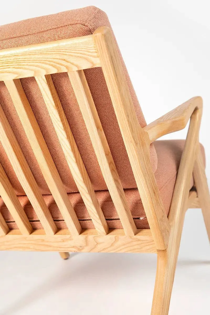 Sissy-Boy fauteuil Mid Century lichtroze, foto 6