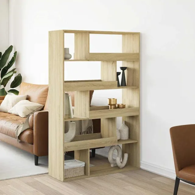 vidaXL Boekenkast 100x33x156,5 cm bewerkt hout sonoma eikenkleurig, foto 2