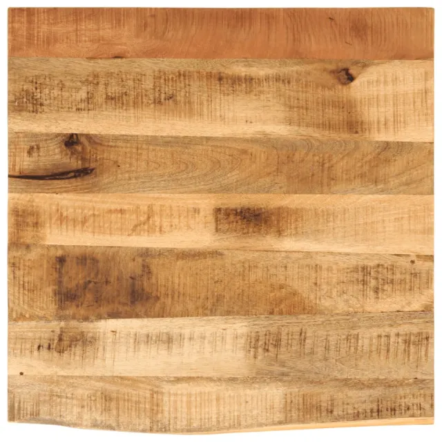 vidaXL Tafelblad met natuurlijke rand 60x60x2,5 cm massief mangohout Bruin