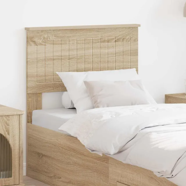 vidaXL Hoofdbord Sonoma Eiken Bewerkt hout Bruin
