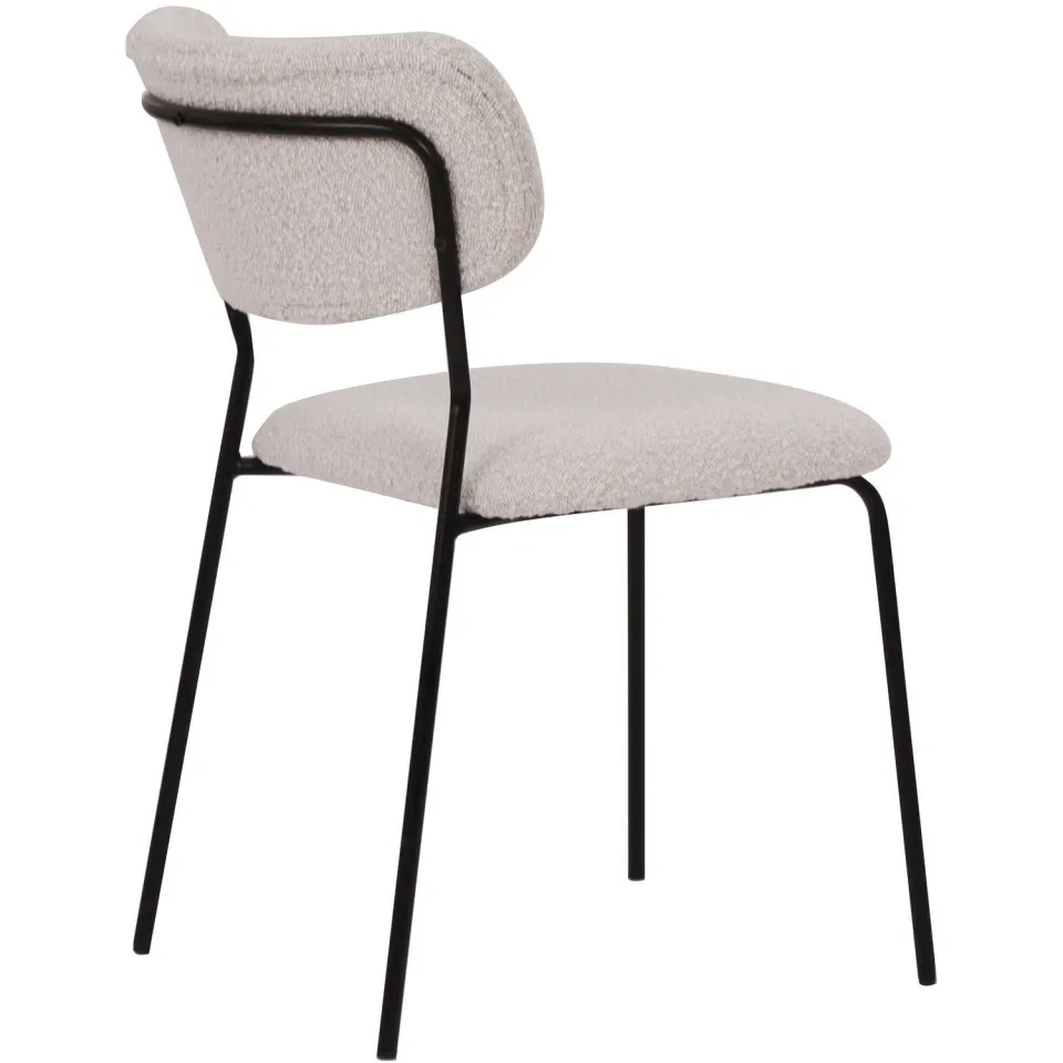 Housecraft Living eetkamerstoel Leah off white, foto 3
