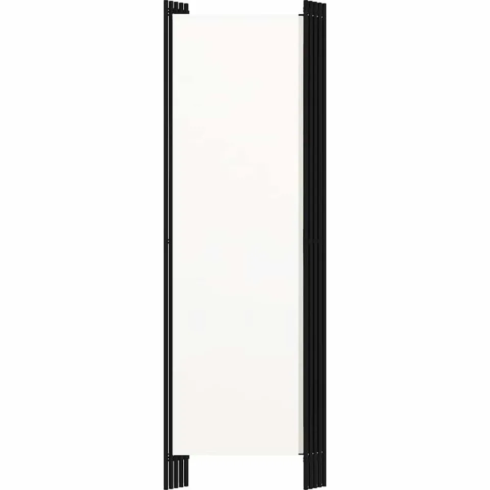 vidaXL Kamerscherm met 5 panelen 250x180 cm wit, foto 4
