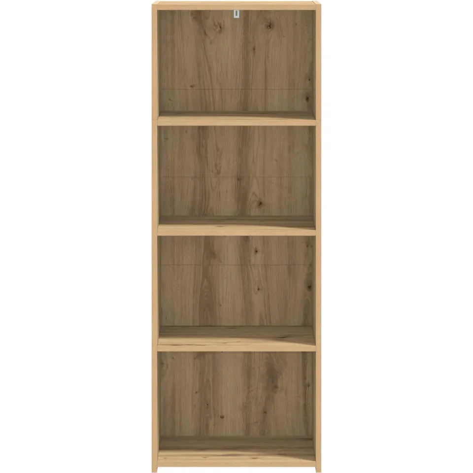 vidaXL Hoge kast Artisanaal eiken 45 x 41 x 124 cm Bewerkt hout, foto 4
