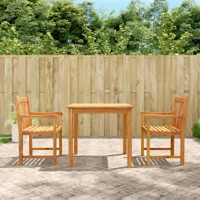 vidaXL 3-delige Tuinset massief acaciahout bruin, foto 2