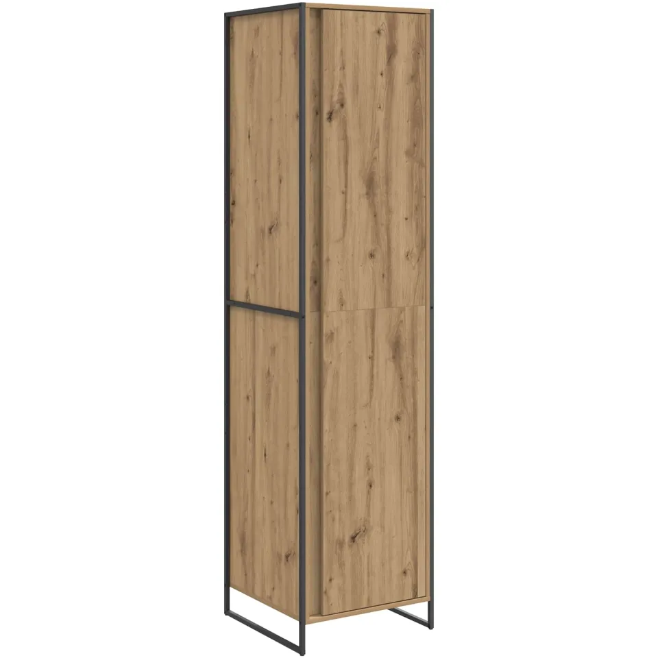 vidaXL Warderobe Ambachtelijk eiken 50 x 50 x 200 cm Bruin
