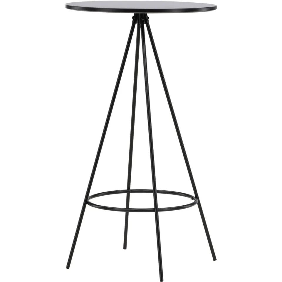 Nohr Ronde Bartafel 'Wykisha' MDF, 60cm zwart, foto 5