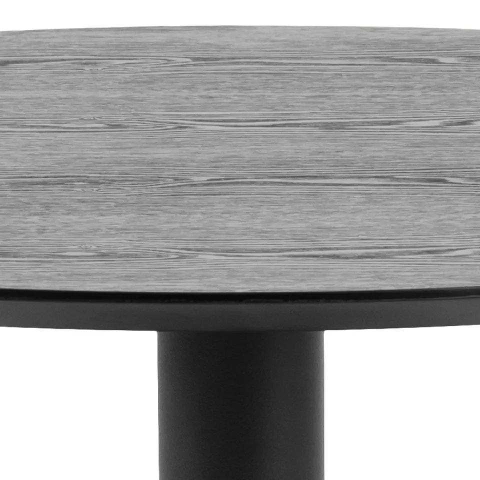 Lisomme Vino houten tafel zwart - Ø 80 cm, foto 4