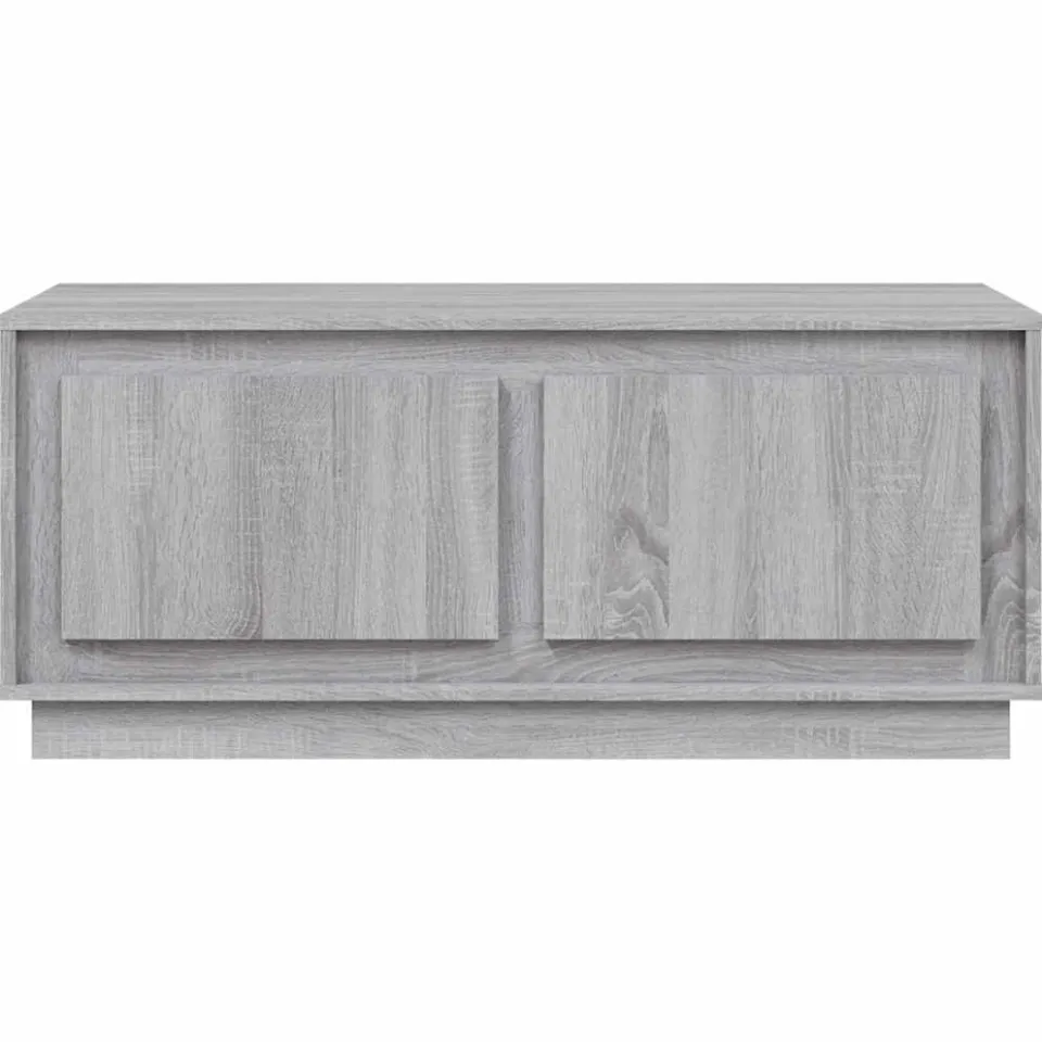 vidaXL Salontafel 102x50x44 cm bewerkt hout grijs sonoma eikenkleurig, foto 4