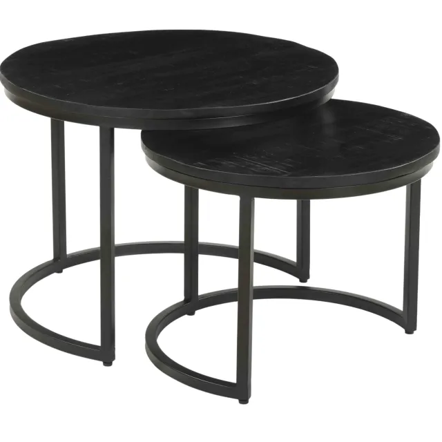 salontafelset Nolan zwart