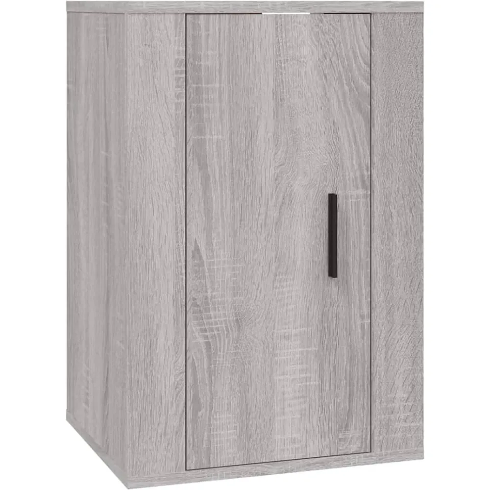 vidaXL 3-delige Tv-meubelset bewerkt hout grijs sonoma eikenkleurig, foto 4