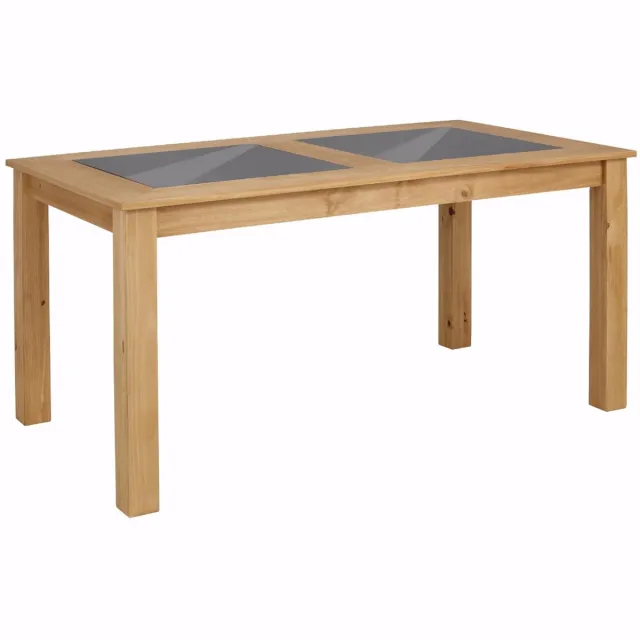 Notio Living Zava-Tafel - 180 cm - Wit Grenen Bruin