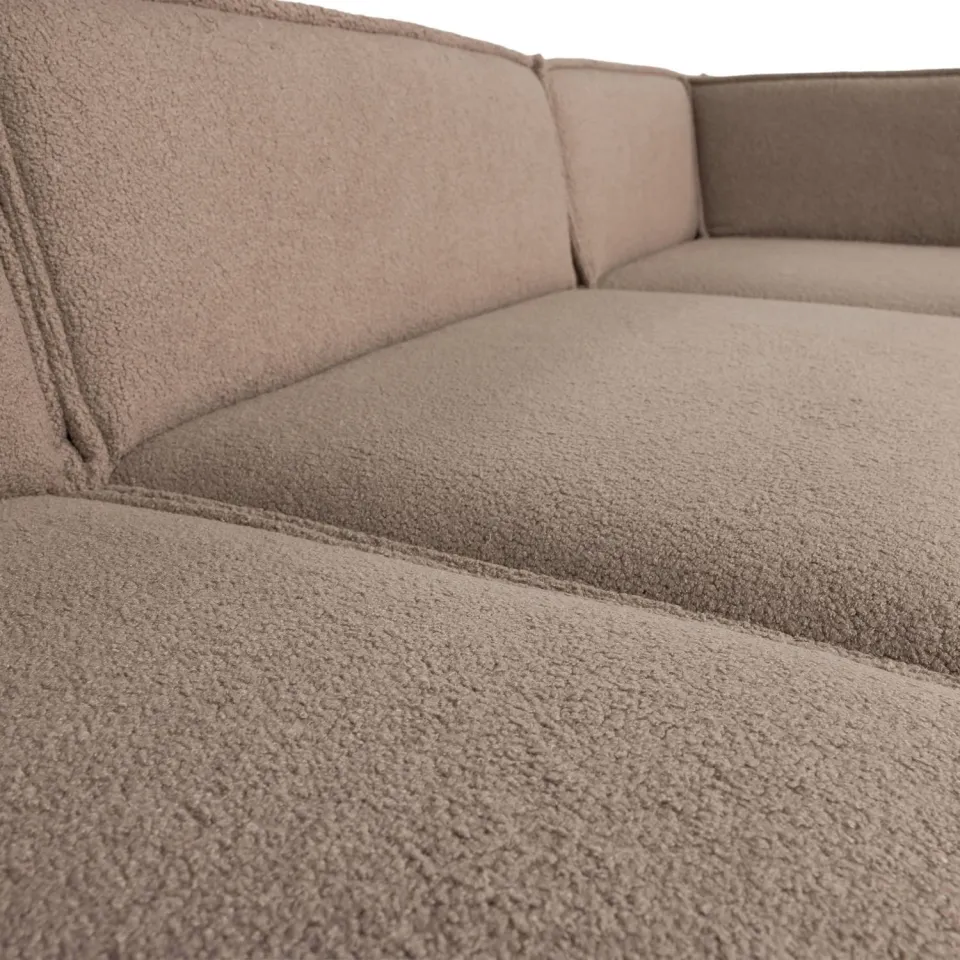 WOOOD Manu Chaise Longue Bank - Grove Chenille - Naturel - 73x286x160, foto 4
