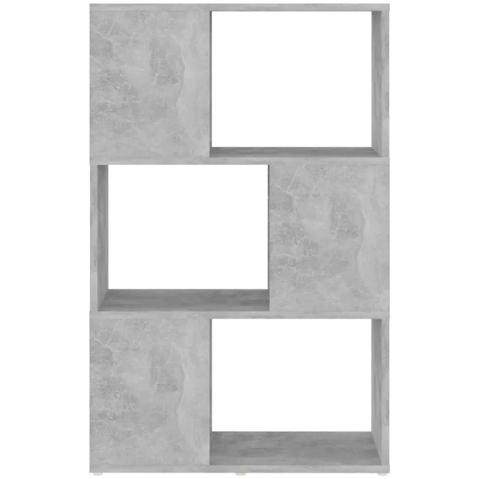 vidaXL Boekenkast/kamerscherm 60x24x94 cm bewerkt hout betongrijs grijs, foto 4