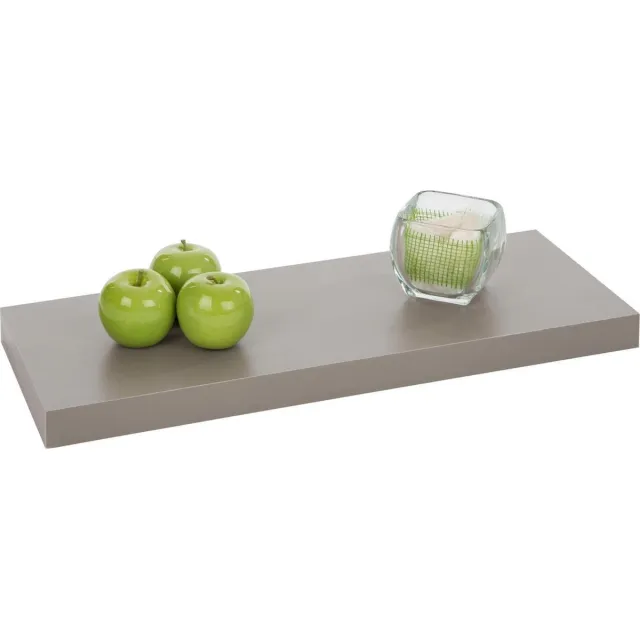 Practo Home Zwevende wandplank - wandtablet 60x23.5x3.8cm taupe