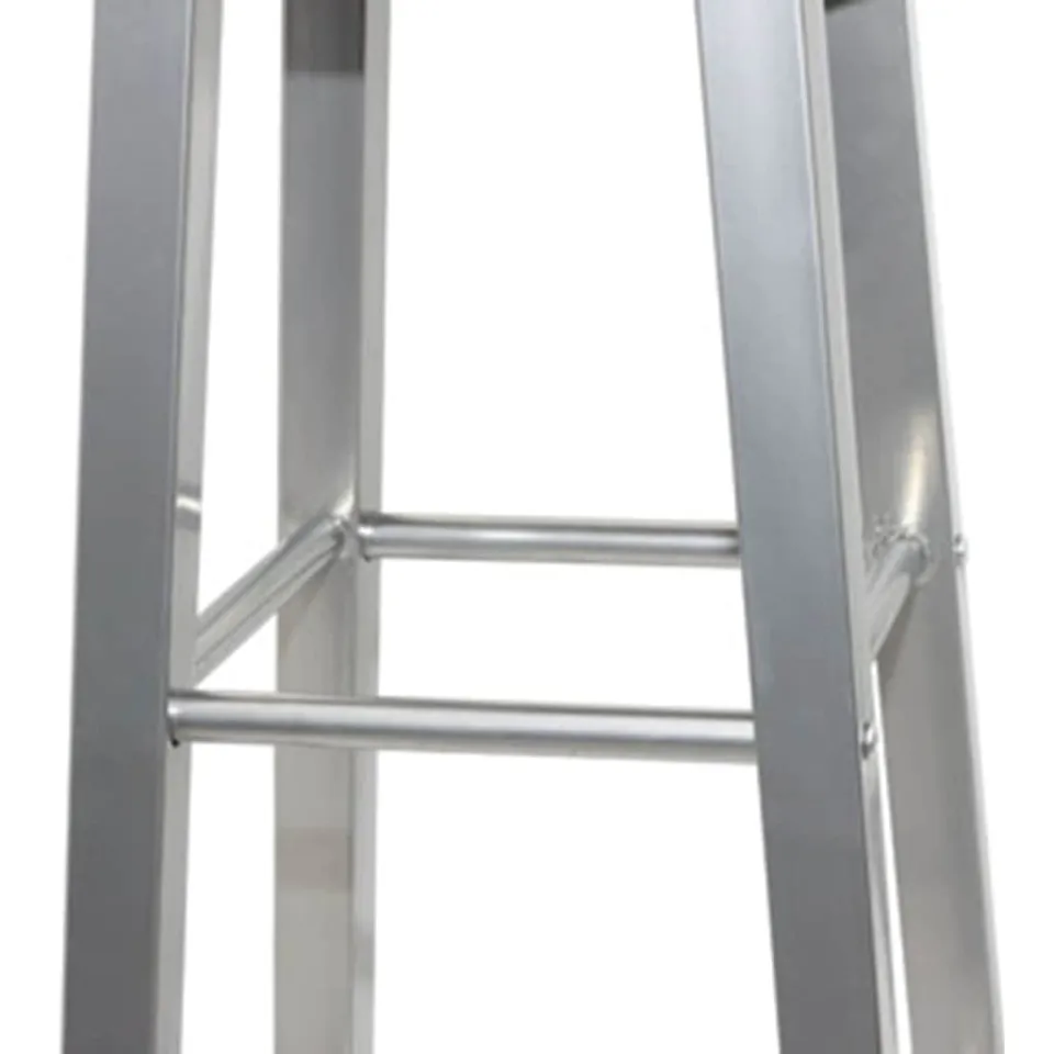 vidaXL Barkrukken 4 st MDF bruin en zilver, foto 4